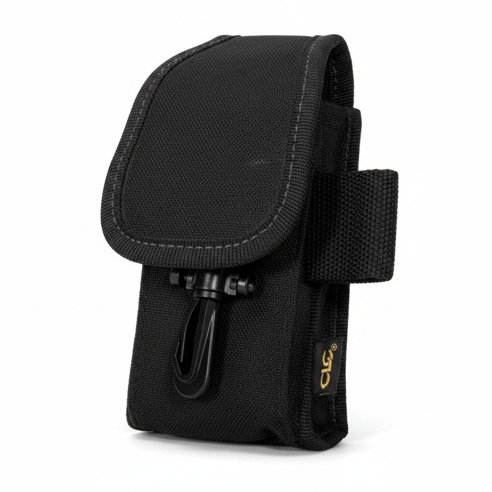 CLC 1105 Black Cell Phone Holder Tool Pouch Case Belt Clip Heavy Duty Polyester